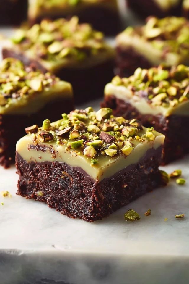Pistachio Brownies