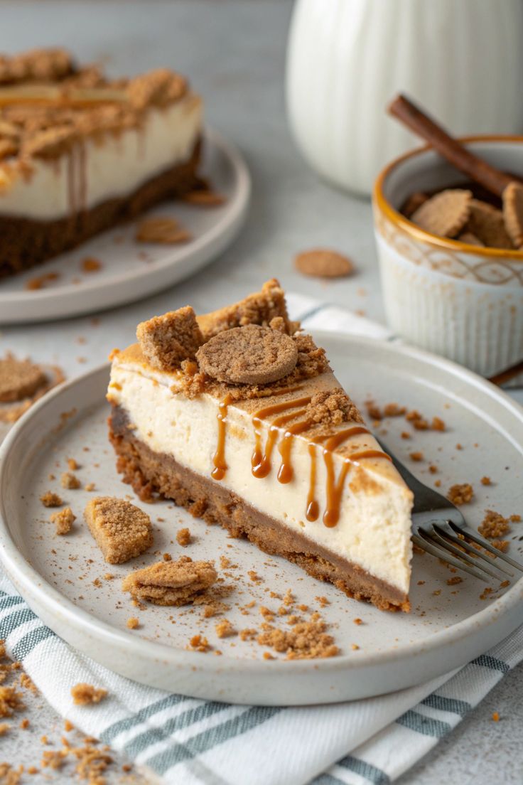 Lotus Biscoff Crunch Cheesecake