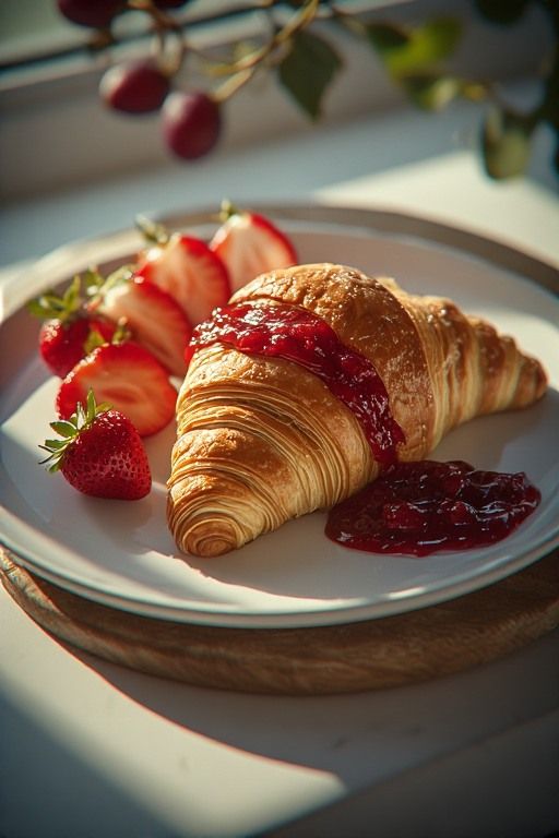 Strawberry Croissant
