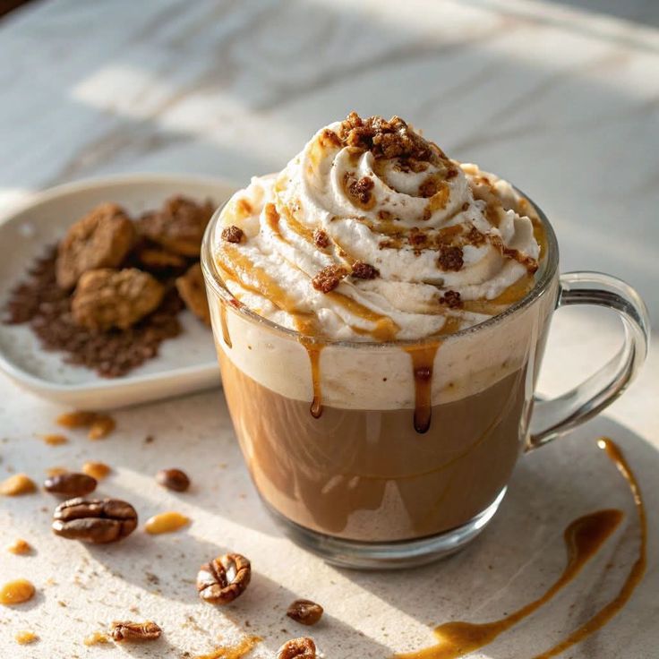 Toffee Pecan Hot Chocolate